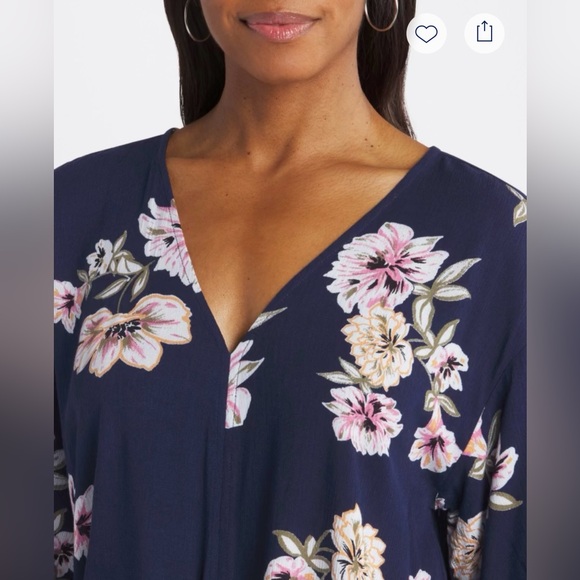 Lia Rhee Tie Front Top - Picture 4 of 6